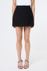 FRENCH CONNECTION AZRA TWILL WELT MINI SKIRT